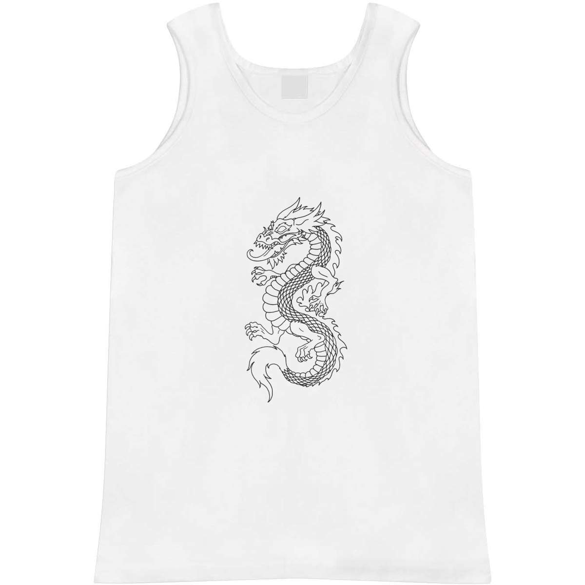 Large 'Chinese Dragon' Adult Vest / Tank Top (AV00050343)
