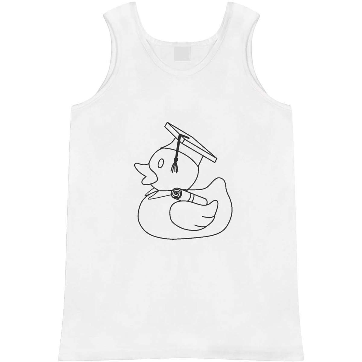 Large 'Graduation Duck' Adult Vest / Tank Top (AV00053467)