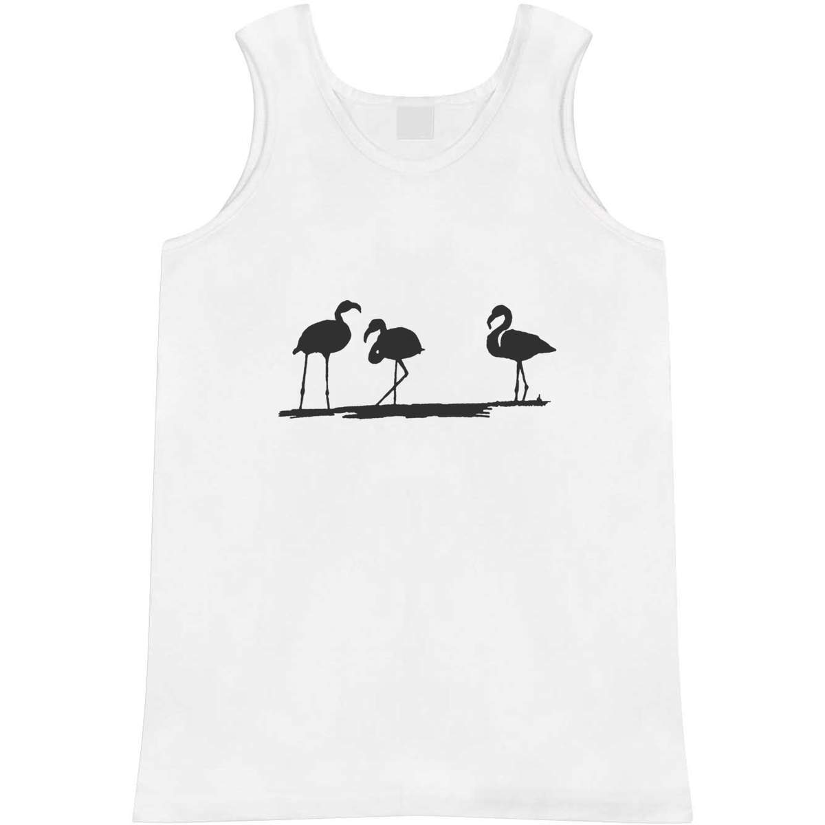 Large 'Flamingos' Adult Vest / Tank Top (AV00057139)