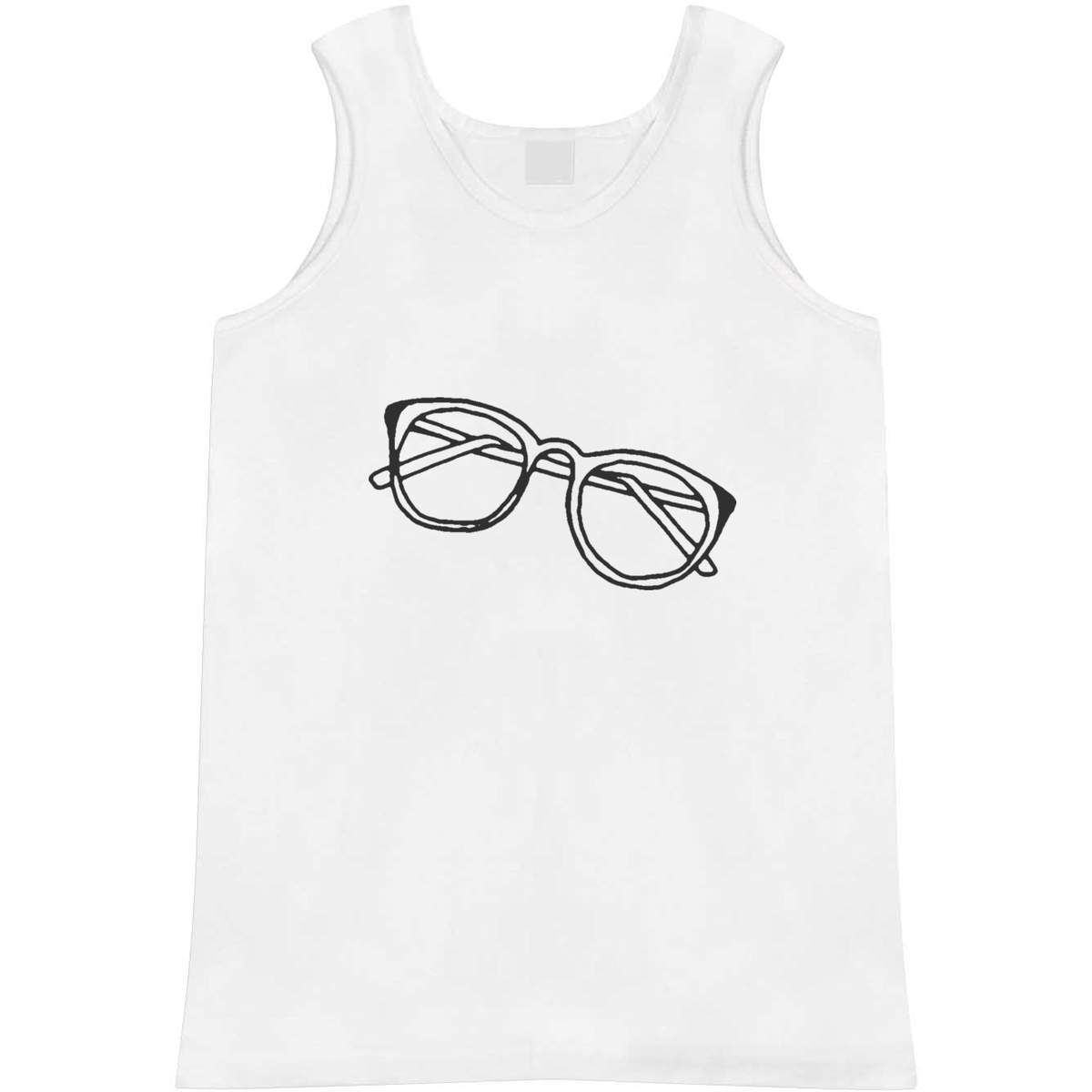 Large 'Glasses' Adult Vest / Tank Top (AV00059183)