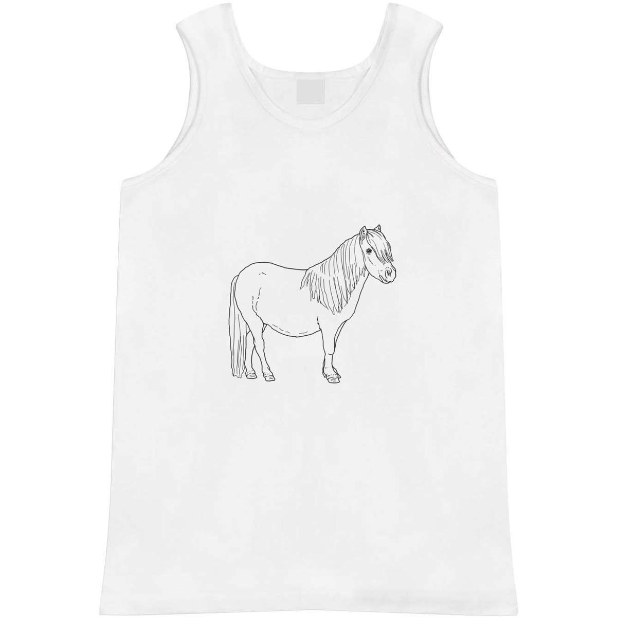 Large 'Shetland Pony' Adult Vest / Tank Top (AV00061763)