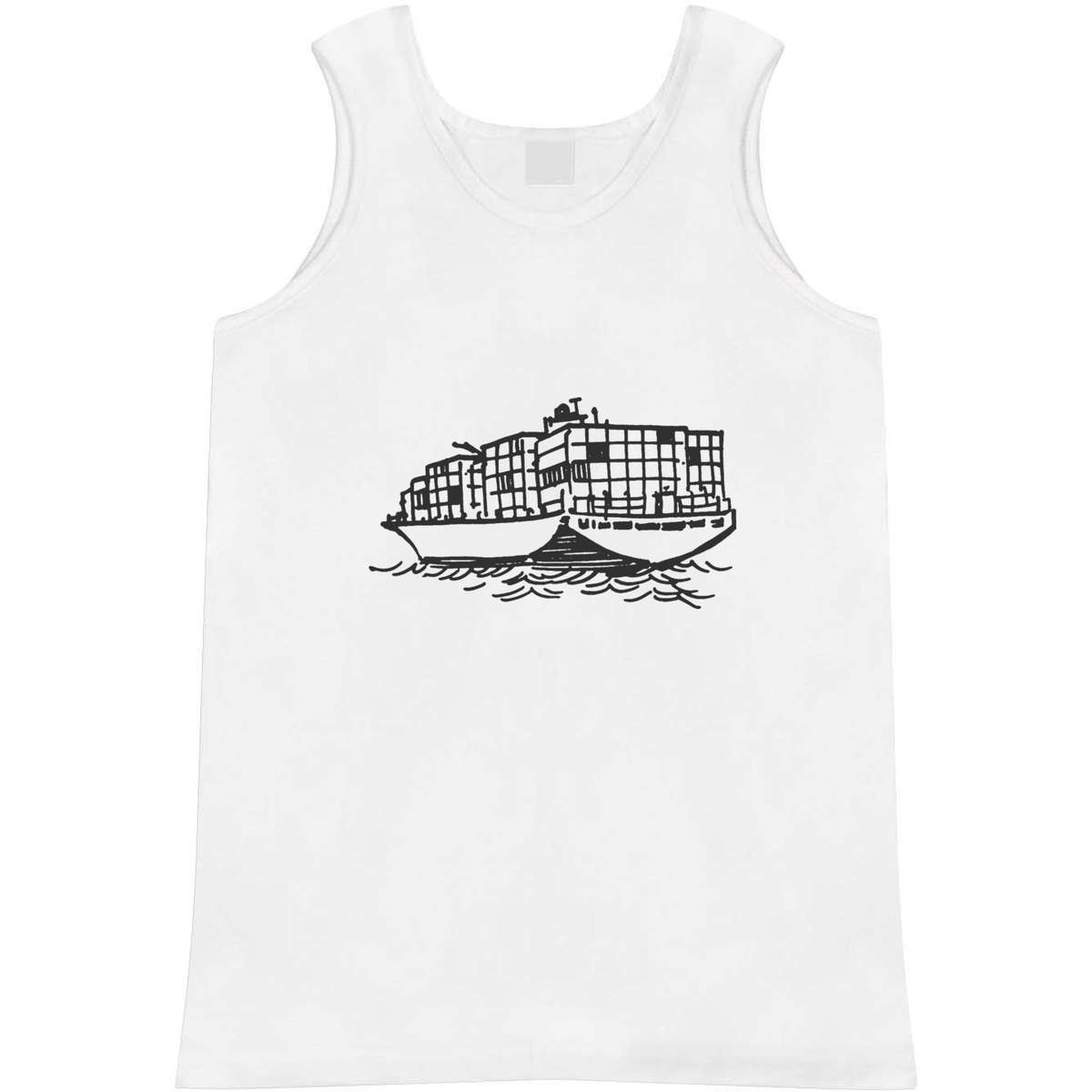 Large 'Container Ship' Adult Vest / Tank Top (AV00072089)