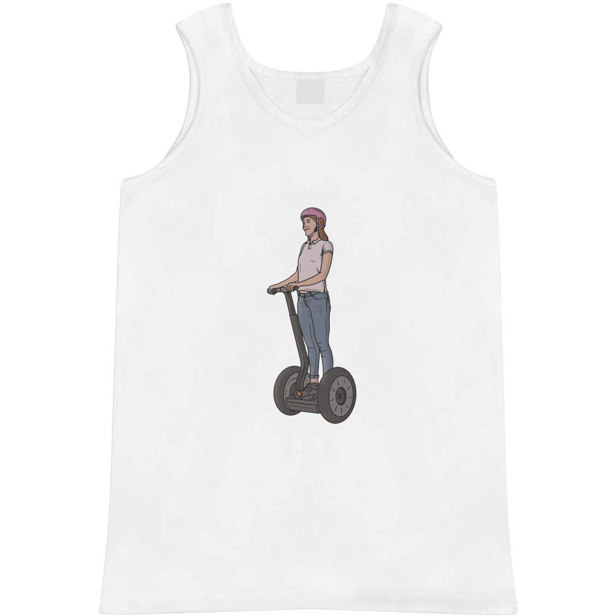 Large 'Hoverboard Woman' Adult Vest / Tank Top (AV00079169)