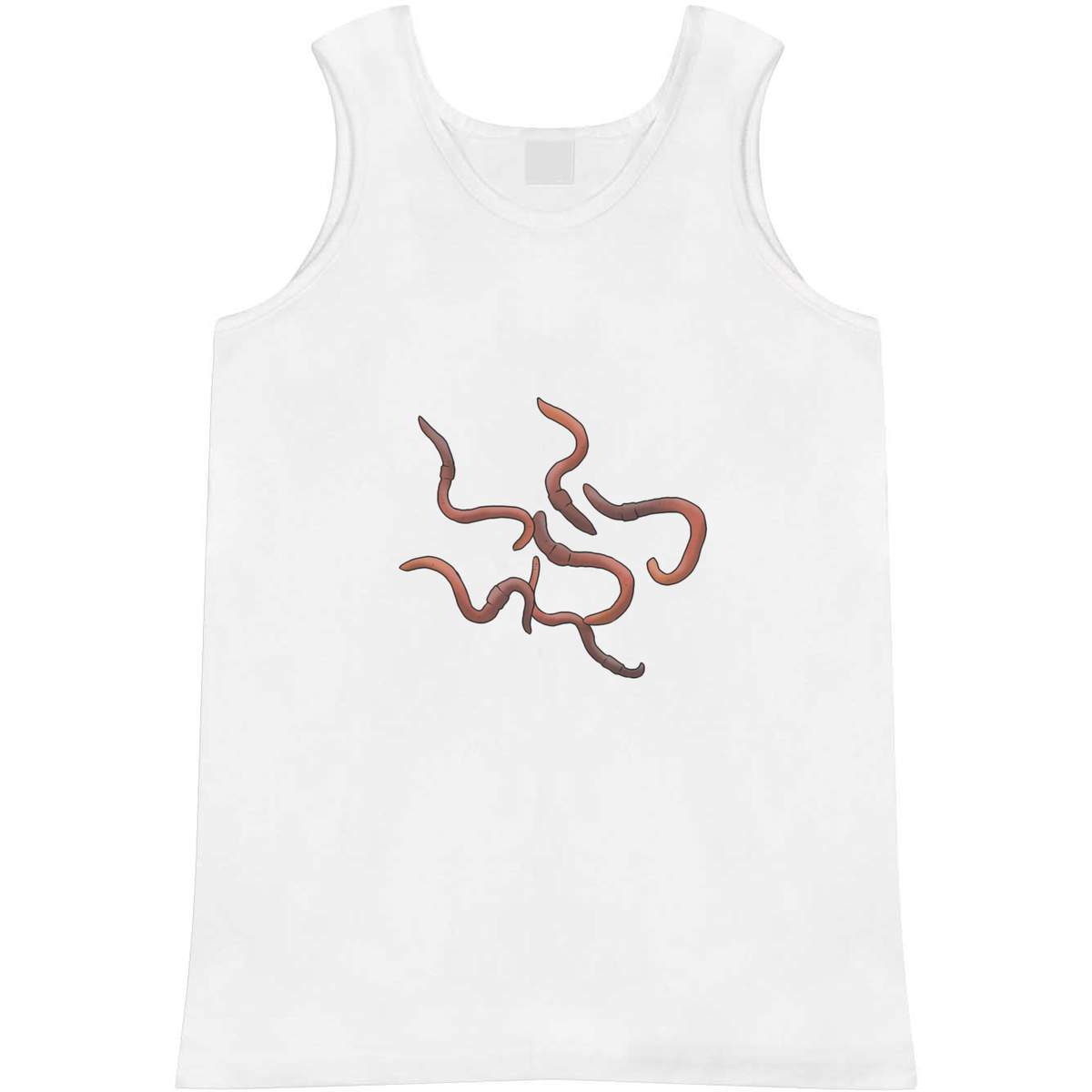 Large 'Earthworms' Adult Vest / Tank Top (AV00095219)