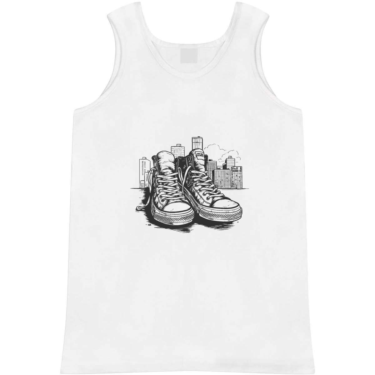 Large 'urban sneakers' Adult Vest / Tank Top (AV00101227)