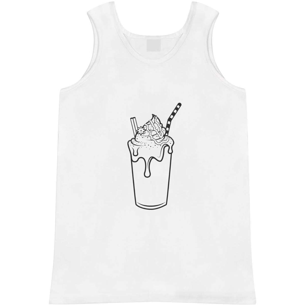 Large 'Pumpkin Spiced Latte' Adult Vest / Tank Top (AV00109113)