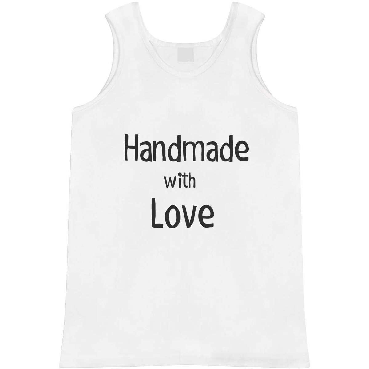 Large 'Handmade with Love' Adult Vest / Tank Top (AV00121309)