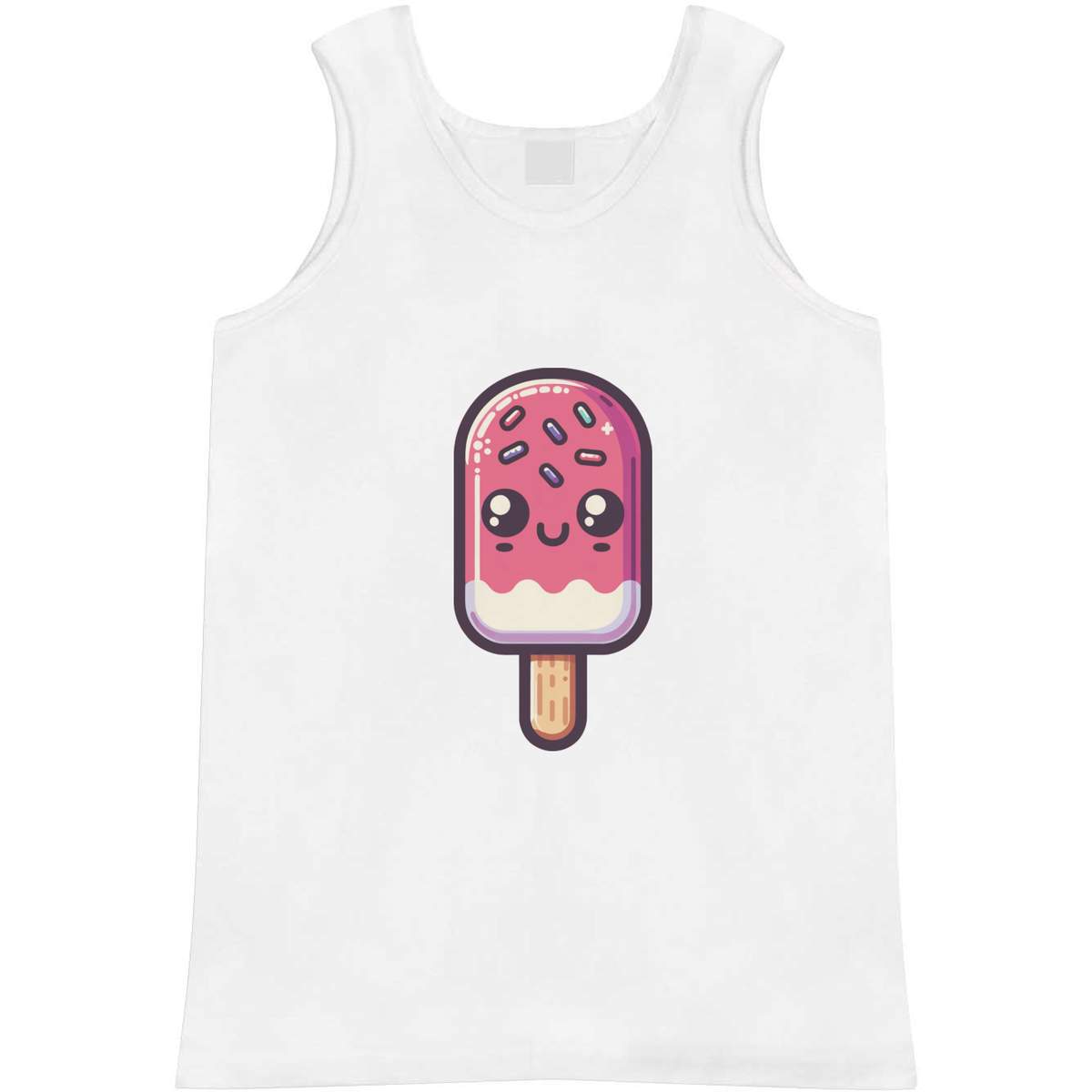 Large 'Kawaii Ice Lolly' Adult Vest / Tank Top (AV00121593)