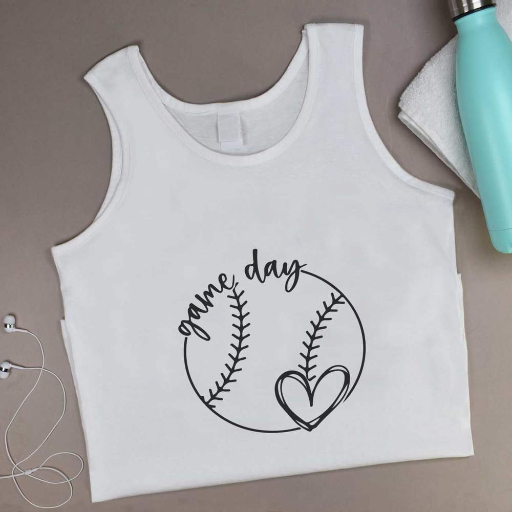 'Baseball Game Day' Adult Vest / Tank Top (AV046613) - Bild 8 von 10