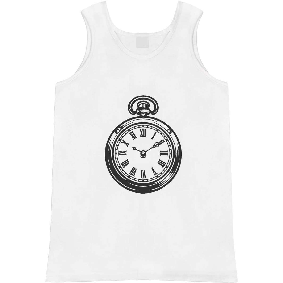 Large 'Vintage Pocket Watch' Adult Vest / Tank Top (AV00126541)