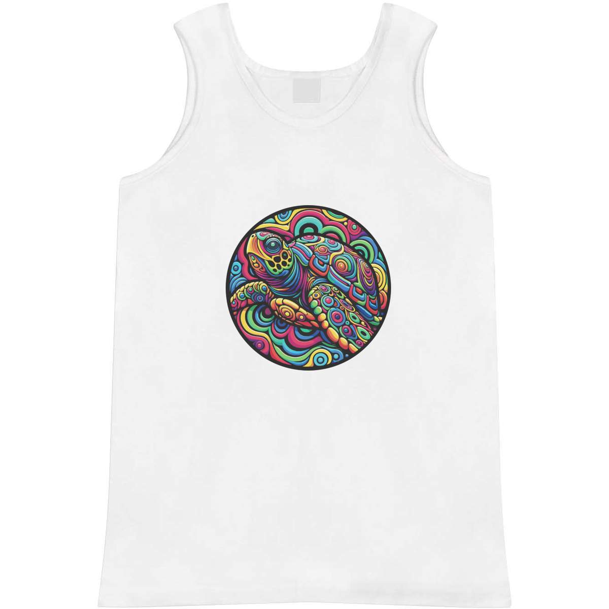 Large 'Pop Art Turtle' Adult Vest / Tank Top (AV00127181)