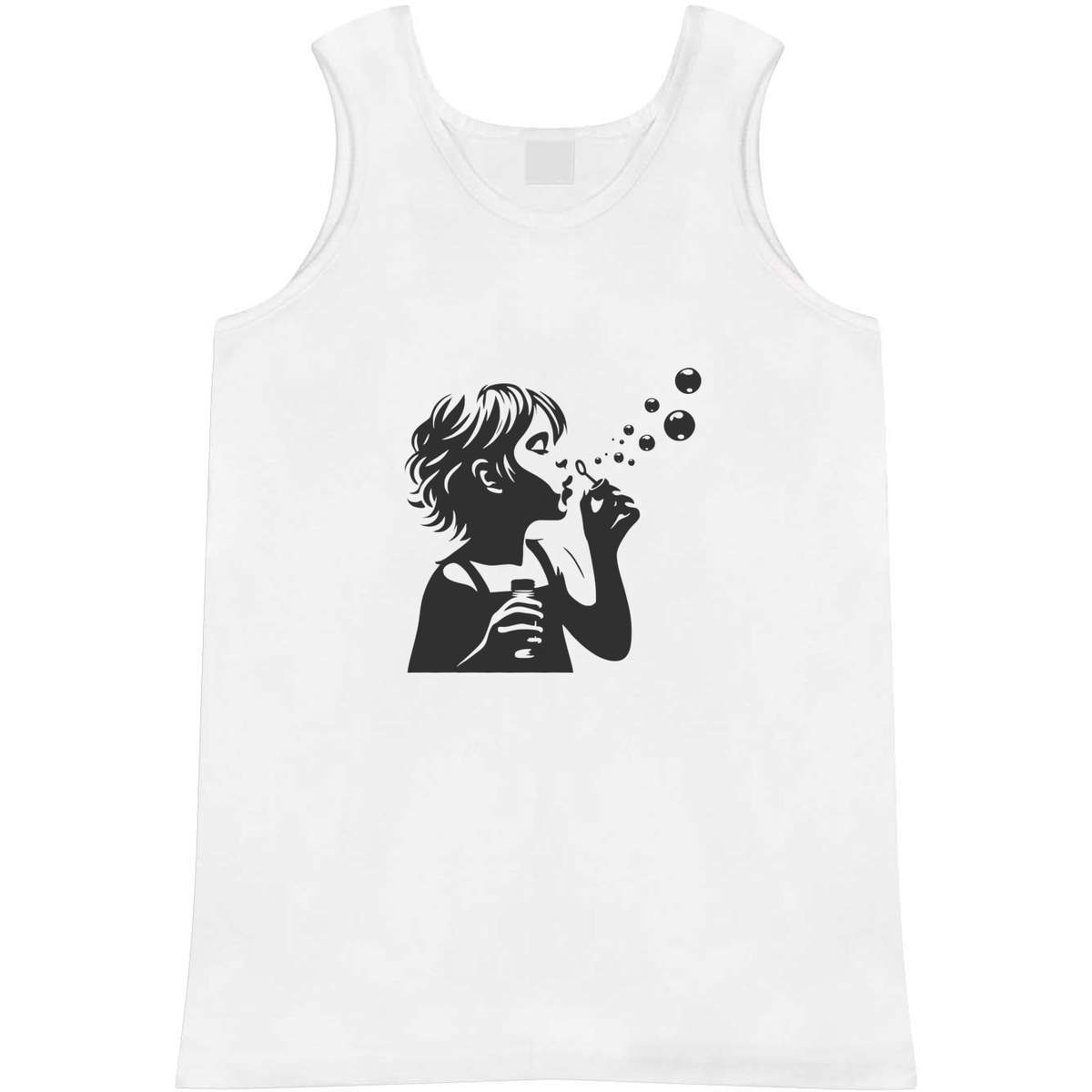 Large 'Blowing Bubbles' Adult Vest / Tank Top (AV00131213)