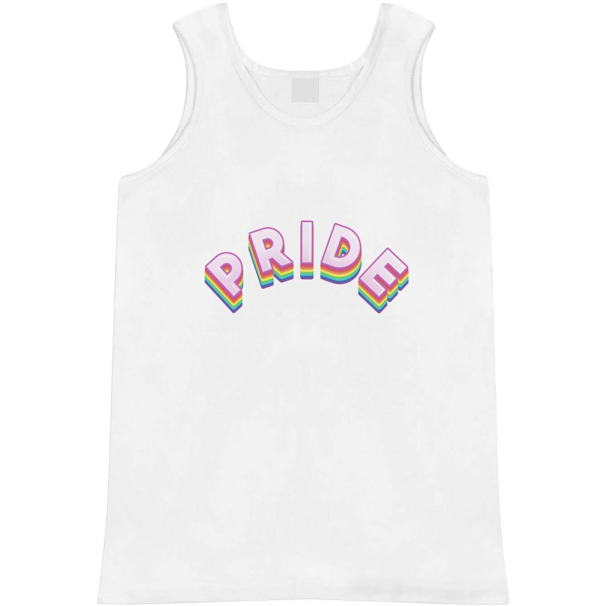 Large 'Rainbow Pride' Adult Vest / Tank Top (AV00131441)