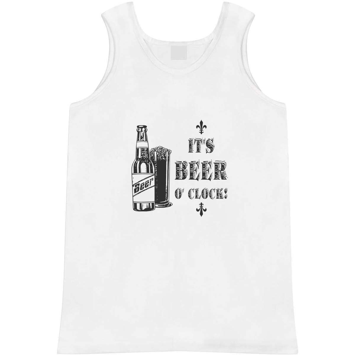Large 'It's Beer O' Clock' Adult Vest / Tank Top (AV00131897)