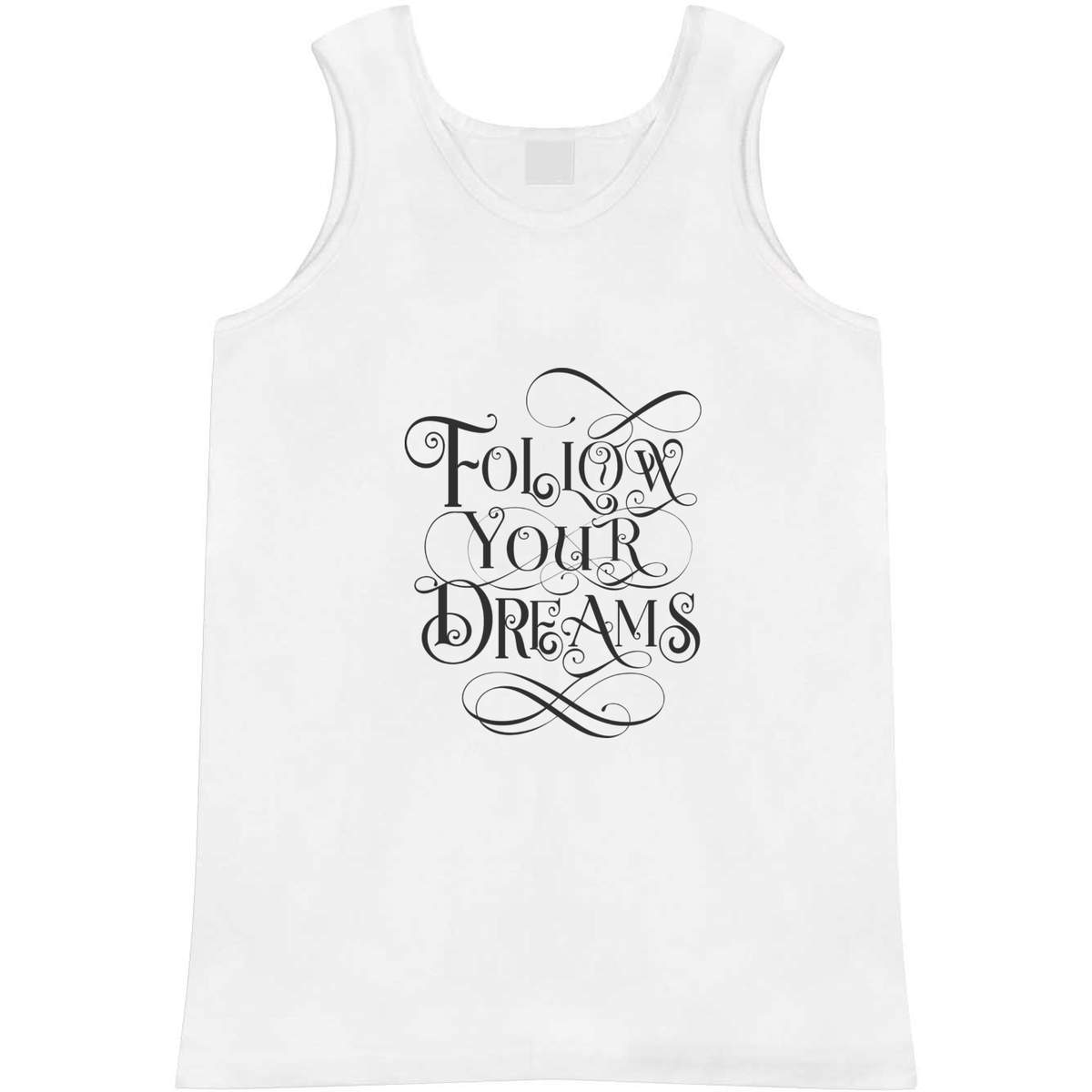 Large 'Follow Your Dreams' Adult Vest / Tank Top (AV00131933)