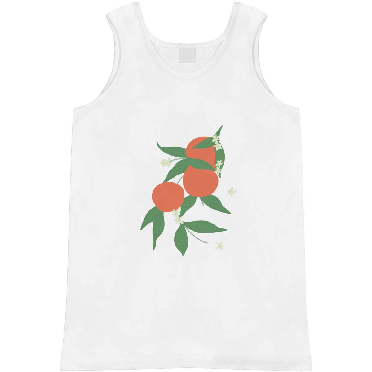 Large 'Oranges And Blossom ' Adult Vest / Tank Top (AV00133749)