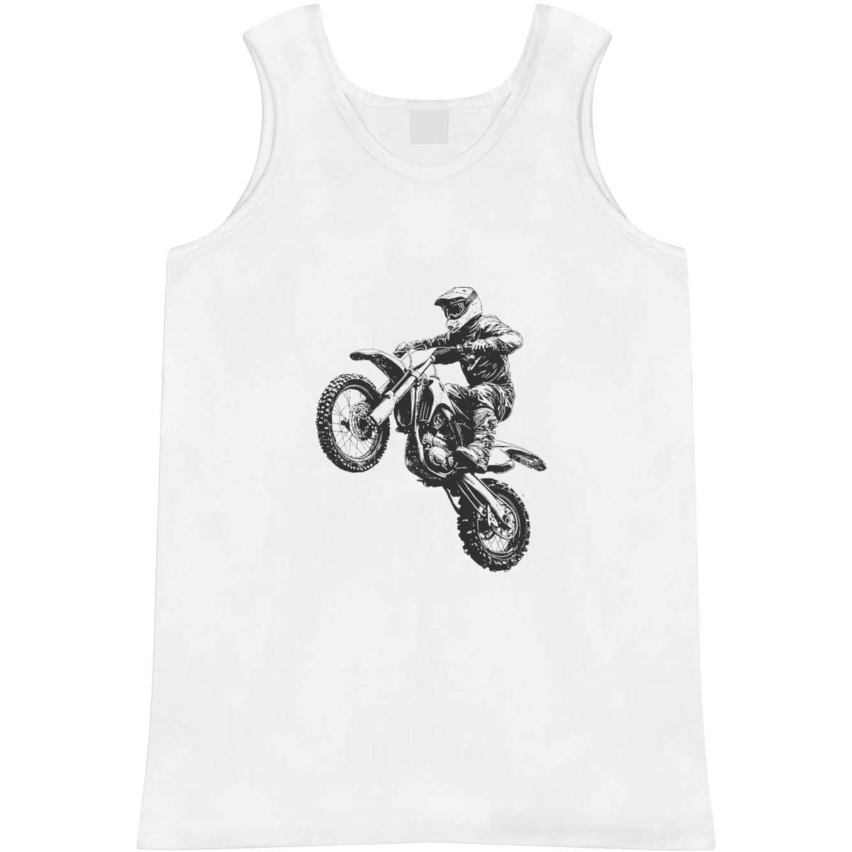 Large 'Dirt Bike Jump' Adult Vest / Tank Top (AV00134005)