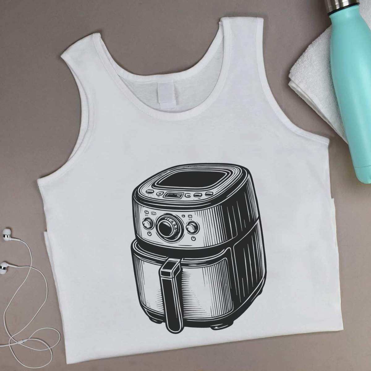 'Air Fryer' Adult Vest / Tank Top (AV051115)