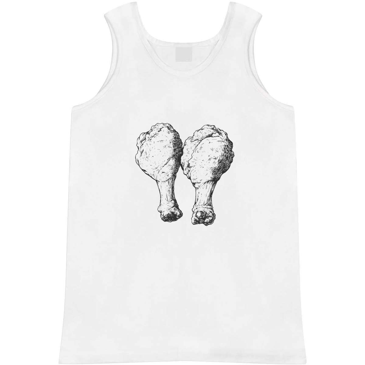 Large 'Chicken Drumsticks' Adult Vest / Tank Top (AV00143717)