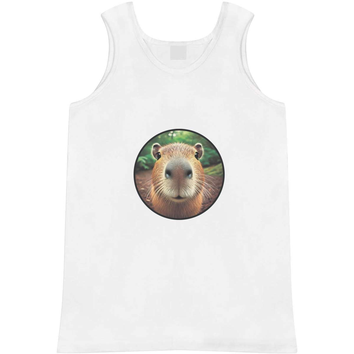 Large 'Smiling Capybara' Adult Vest / Tank Top (AV00144165)