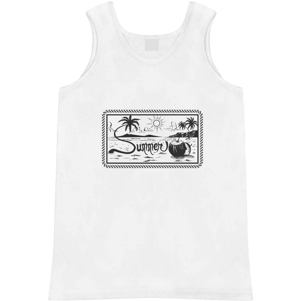 'Summer Bliss by the Shore' Adult Vest / Tank Top (AV052642) - Zdjęcie 7 z 10