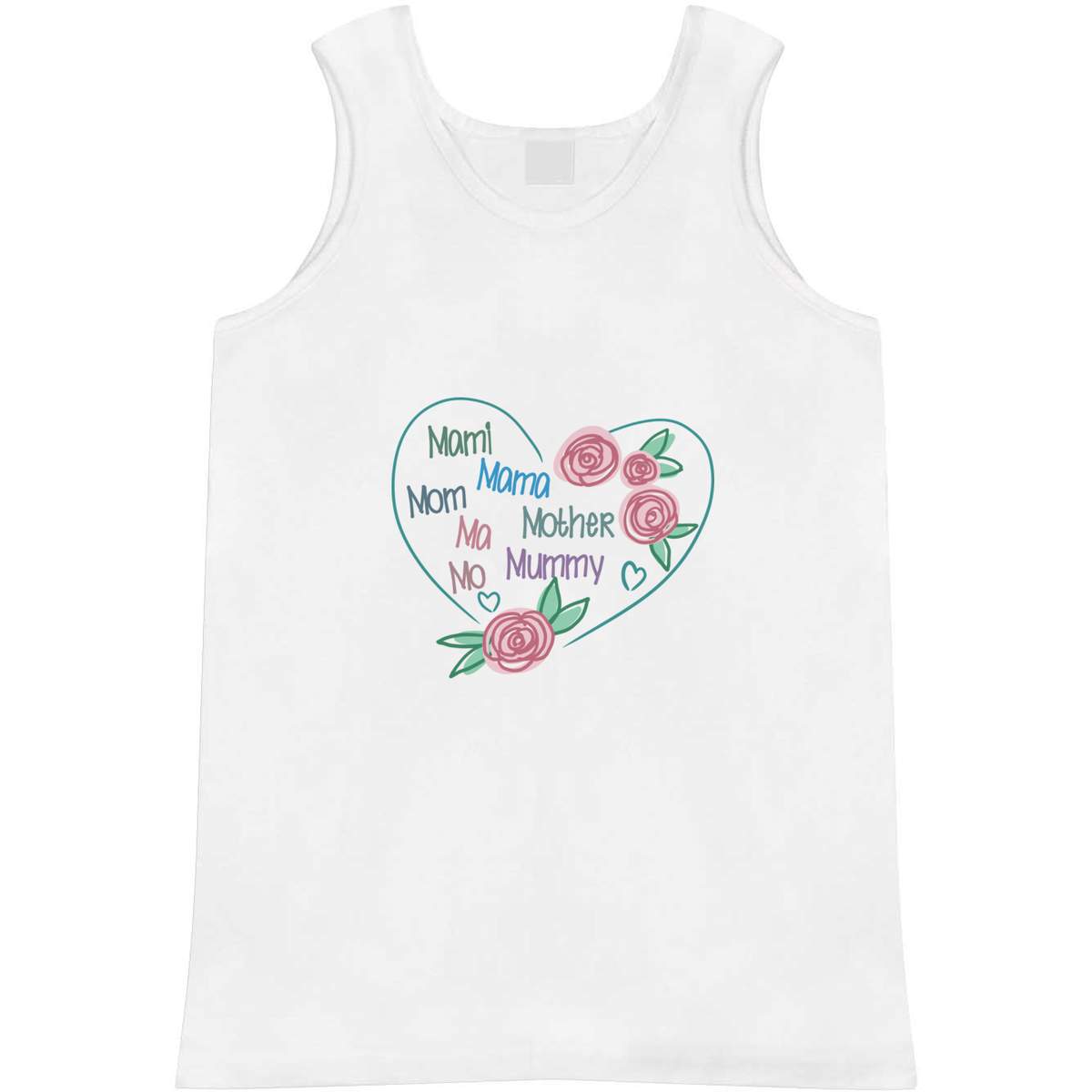 Large 'Mother Heart' Adult Vest / Tank Top (AV00150073)