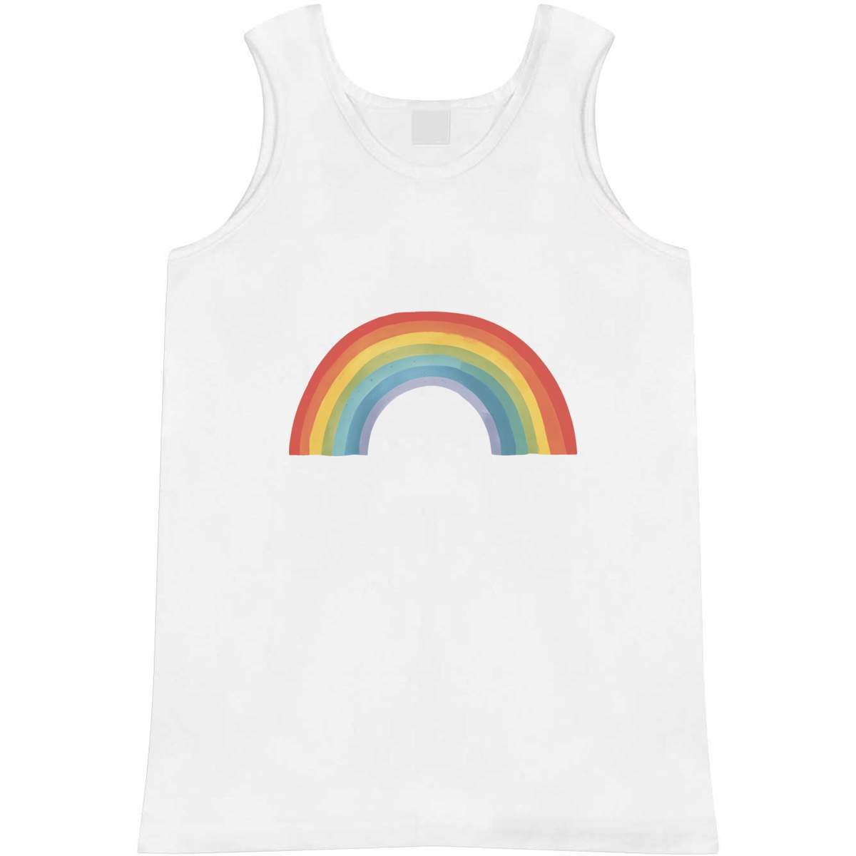 Large 'Bright Rainbow' Adult Vest / Tank Top (AV00155229)