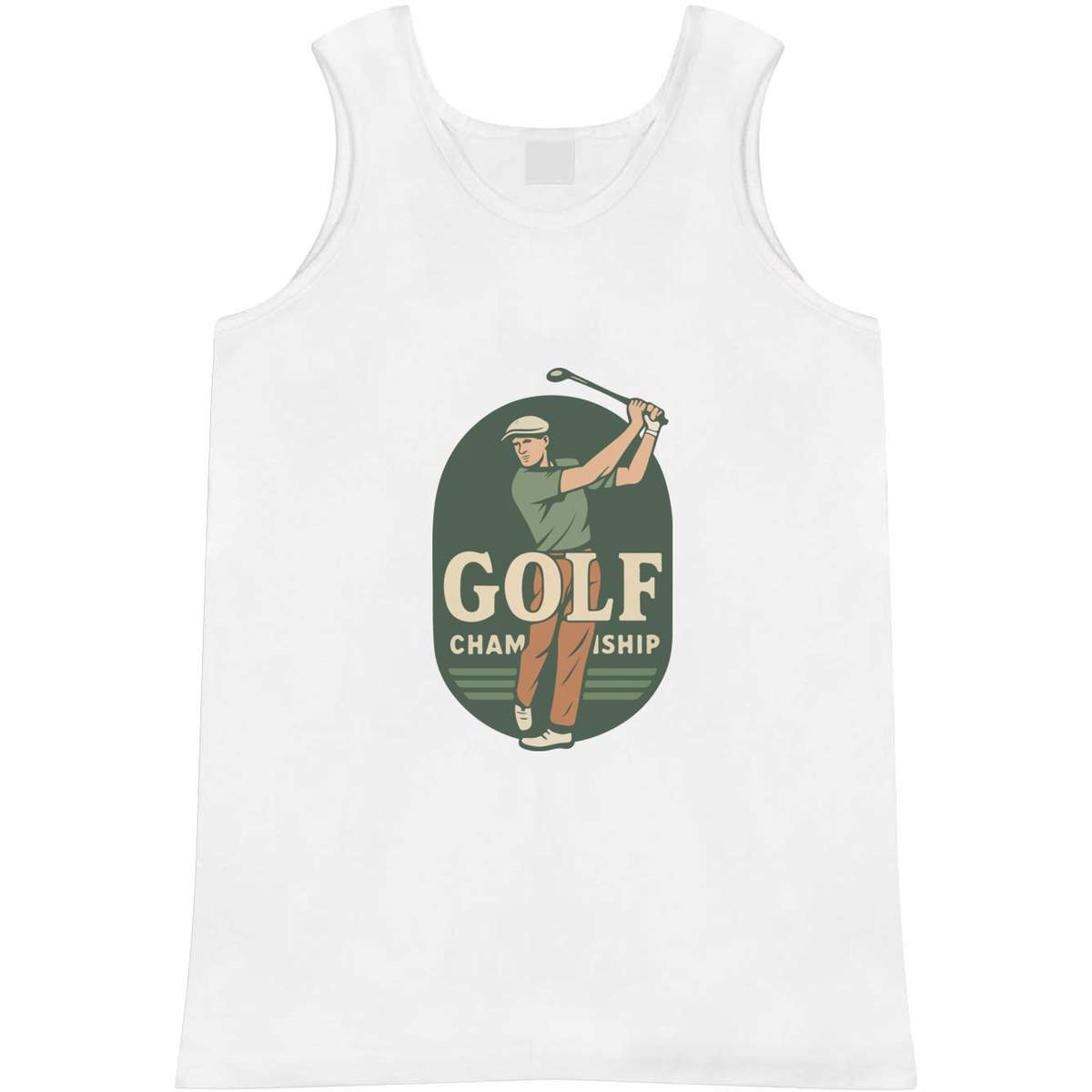 Large 'Golf Championship' Adult Vest / Tank Top (AV00157101)