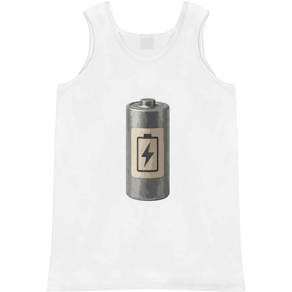 Large 'Empty Battery' Adult Vest / Tank Top (AV00162017)