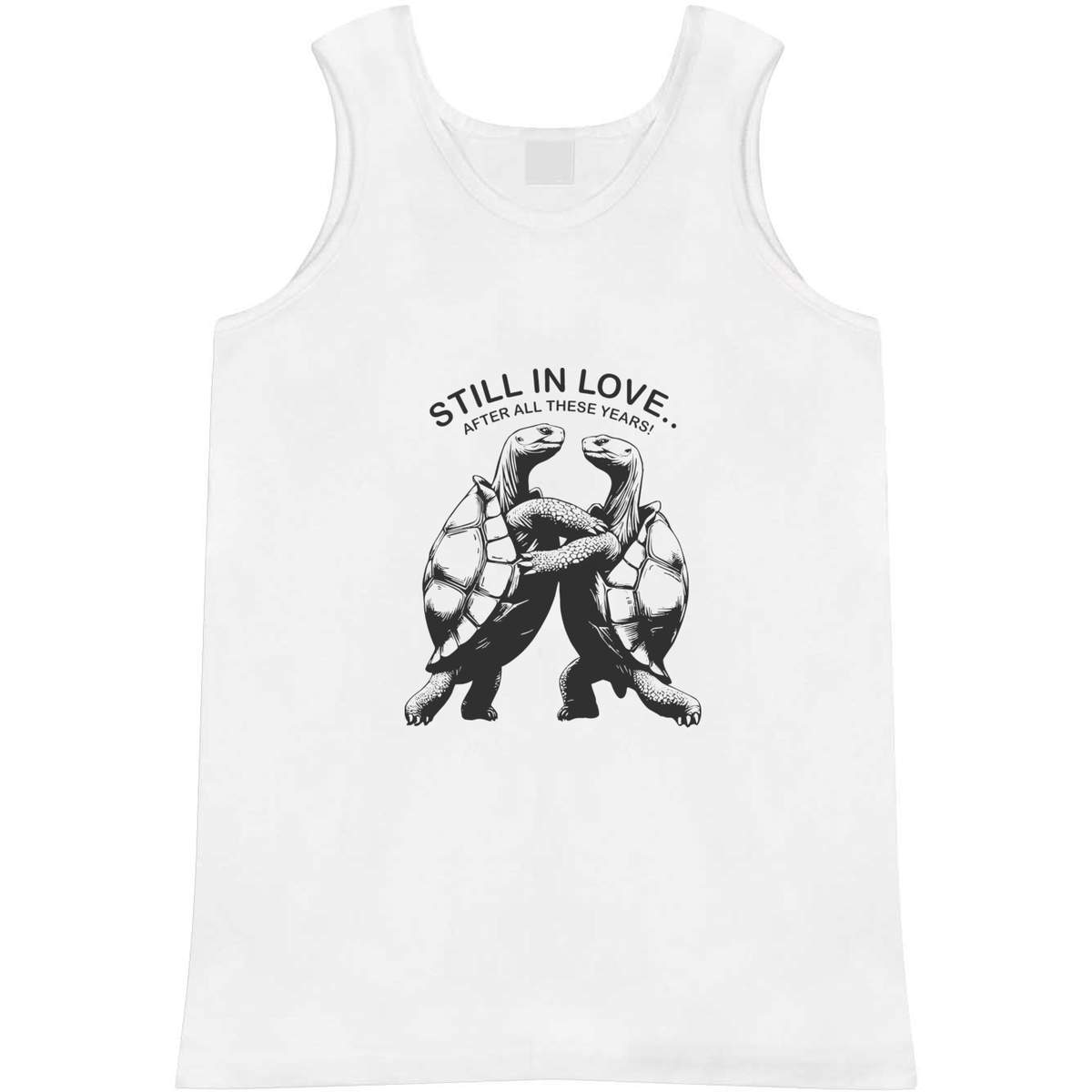 Large 'Tortoises In Love' Adult Vest / Tank Top (AV00171293)