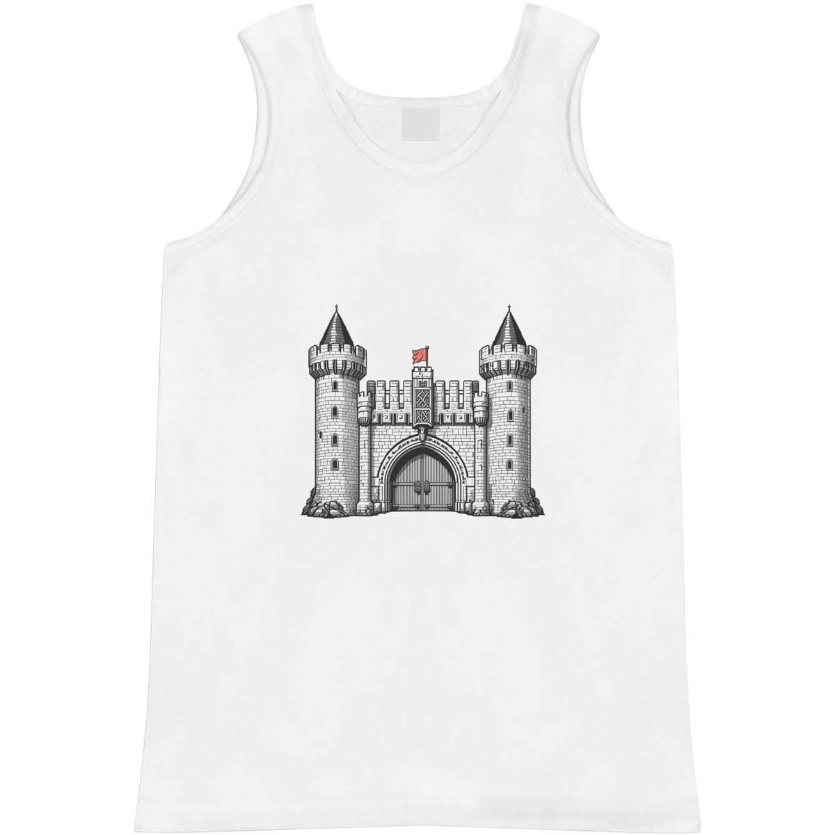 Large 'Medieval Castle Gate' Adult Vest / Tank Top (AV00179273)