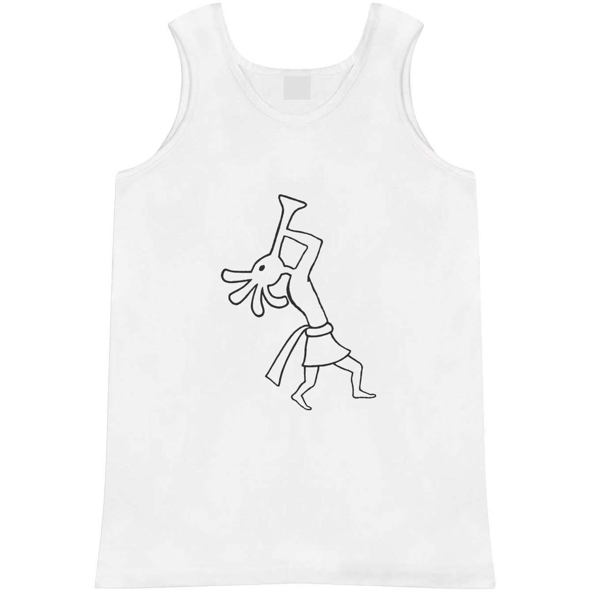 Medium 'Kokopelli' Adult Vest / Tank Top (AV00010318)