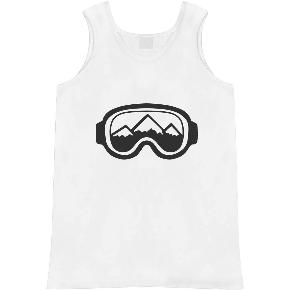 Medium 'Ski Goggles' Adult Vest / Tank Top (AV00014446)