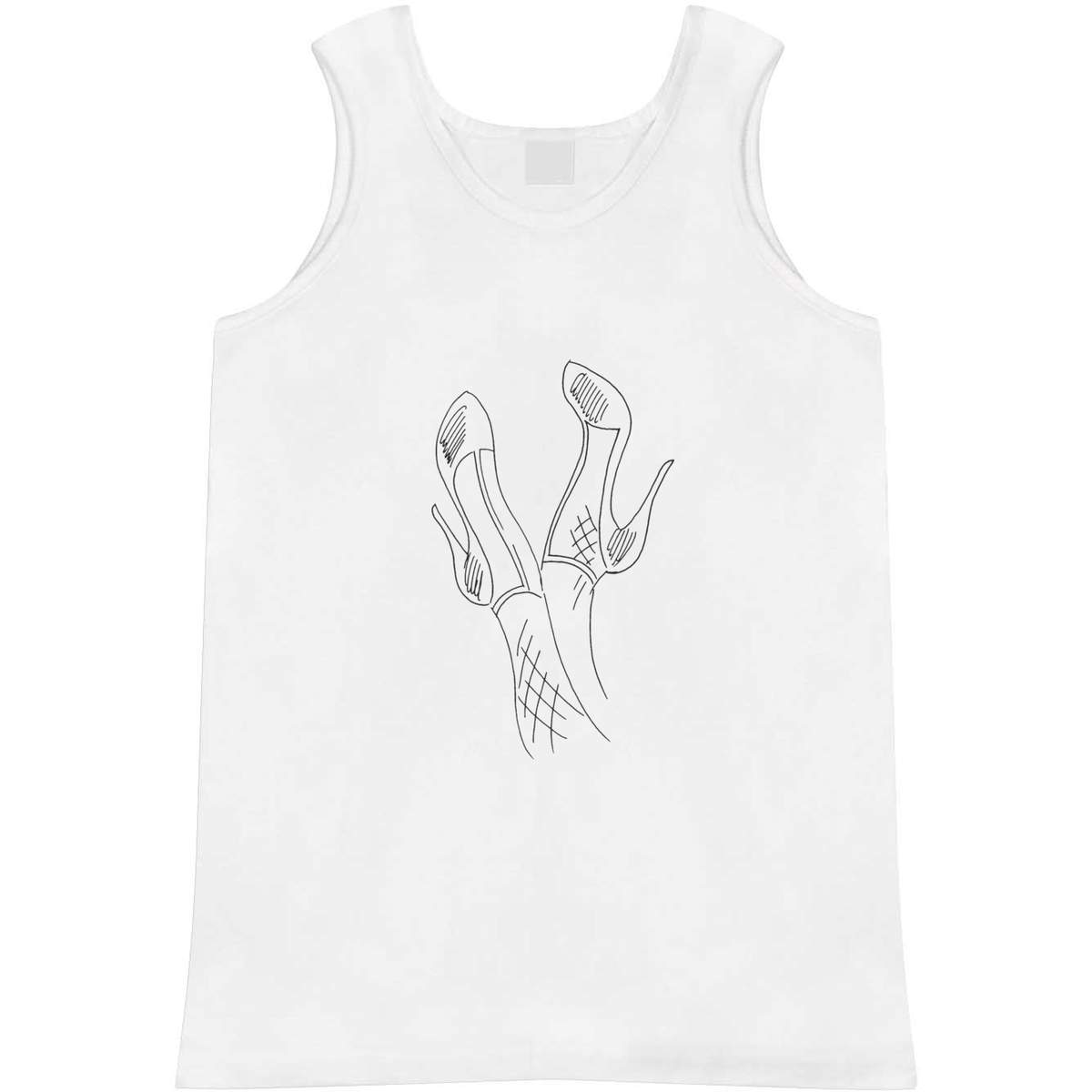 Medium 'Ladies Shoes' Adult Vest / Tank Top (AV00019126)