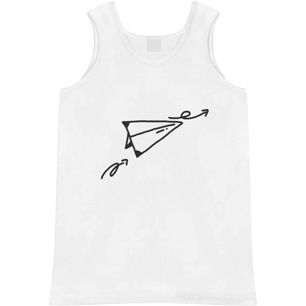 Medium 'Paper Airplane' Adult Vest / Tank Top (AV00022478)