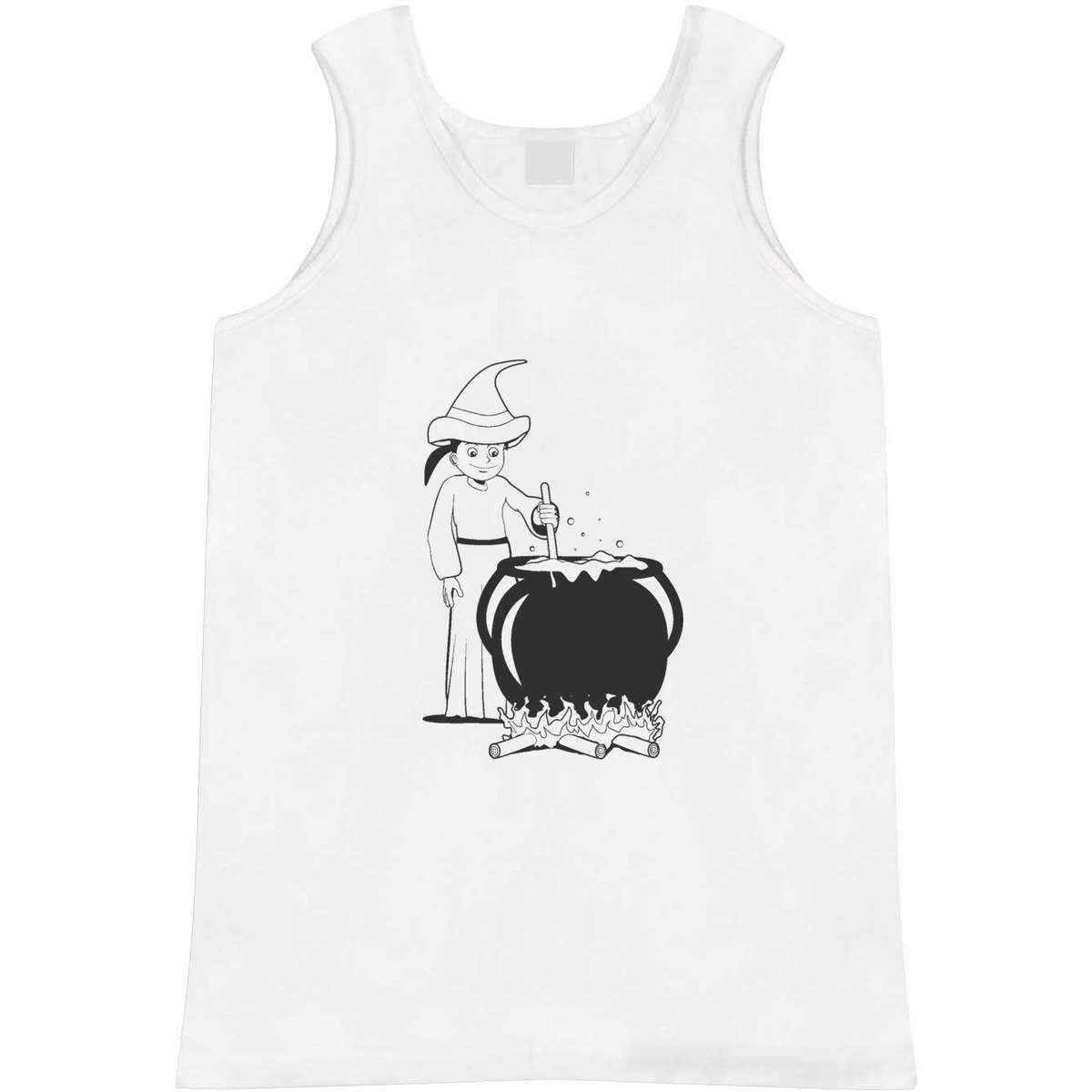 Medium 'Witch & Cauldron' Adult Vest / Tank Top (AV00026418)