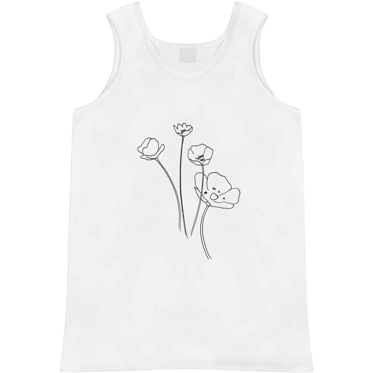 Medium 'Buttercups' Adult Vest / Tank Top (AV00027694)