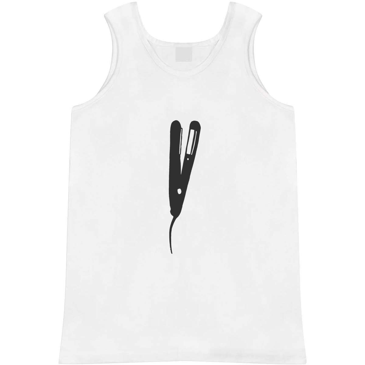 Medium 'Hair Straighteners' Adult Vest / Tank Top (AV00033270)