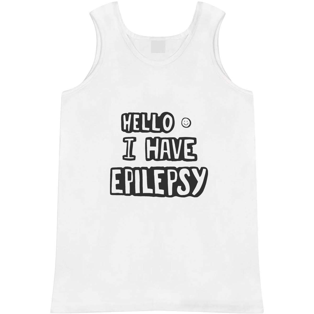 Medium 'Epilepsy Greeting' Adult Vest / Tank Top (AV00036518)