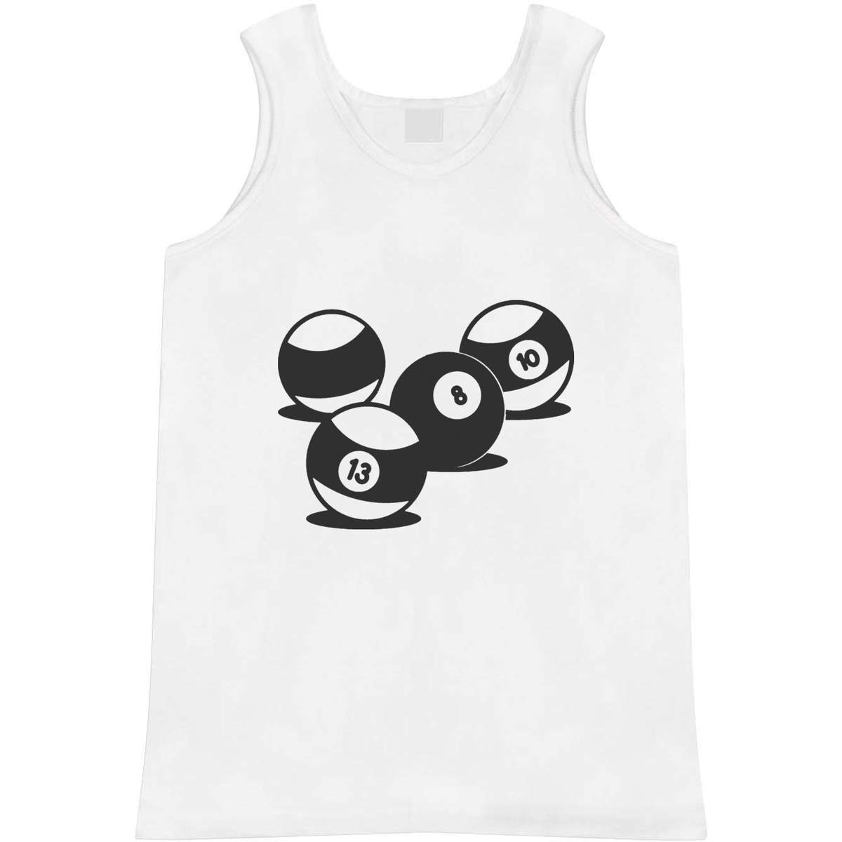 Medium 'Pool Balls' Adult Vest / Tank Top (AV00044150)