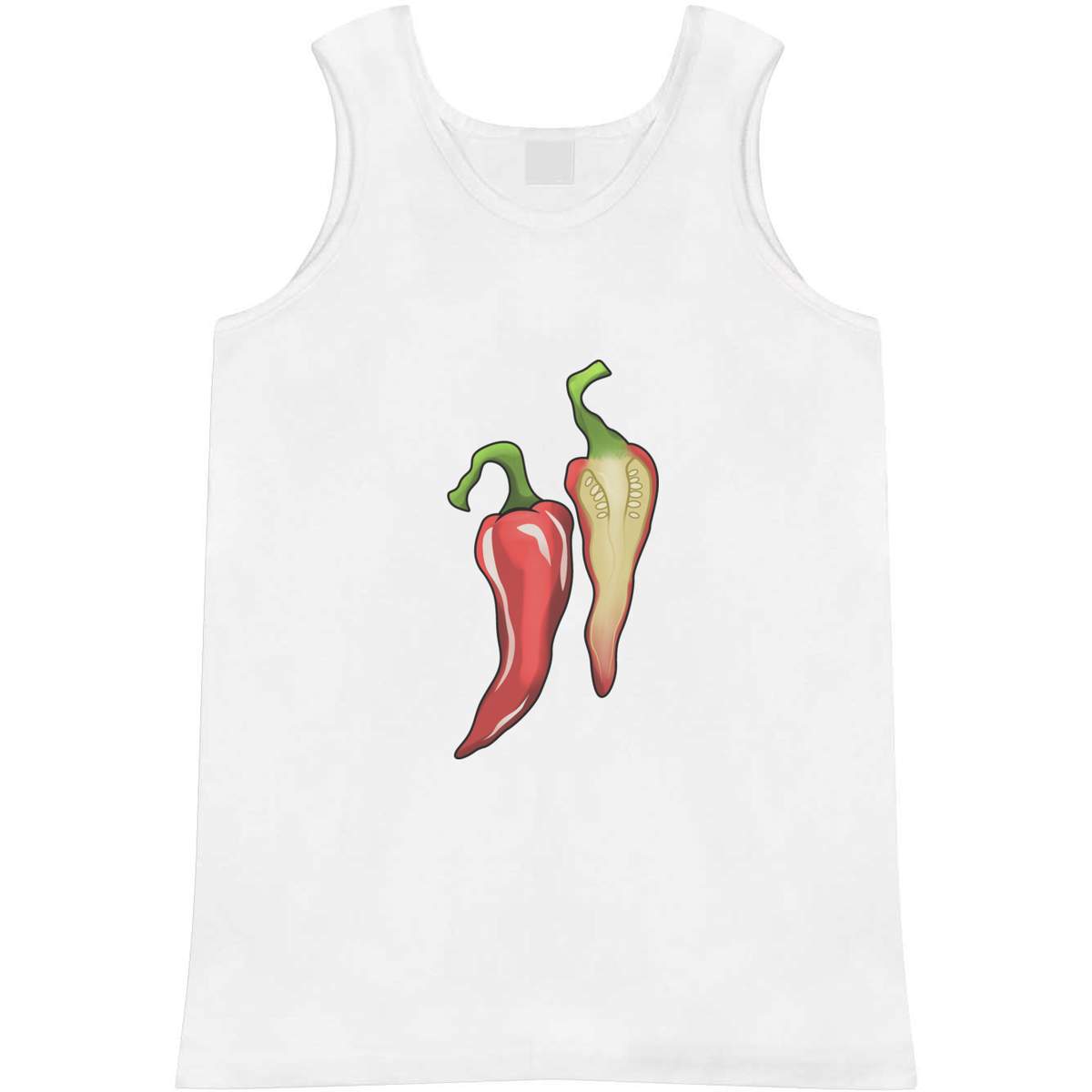 Medium 'Chili Peppers' Adult Vest / Tank Top (AV00045494)