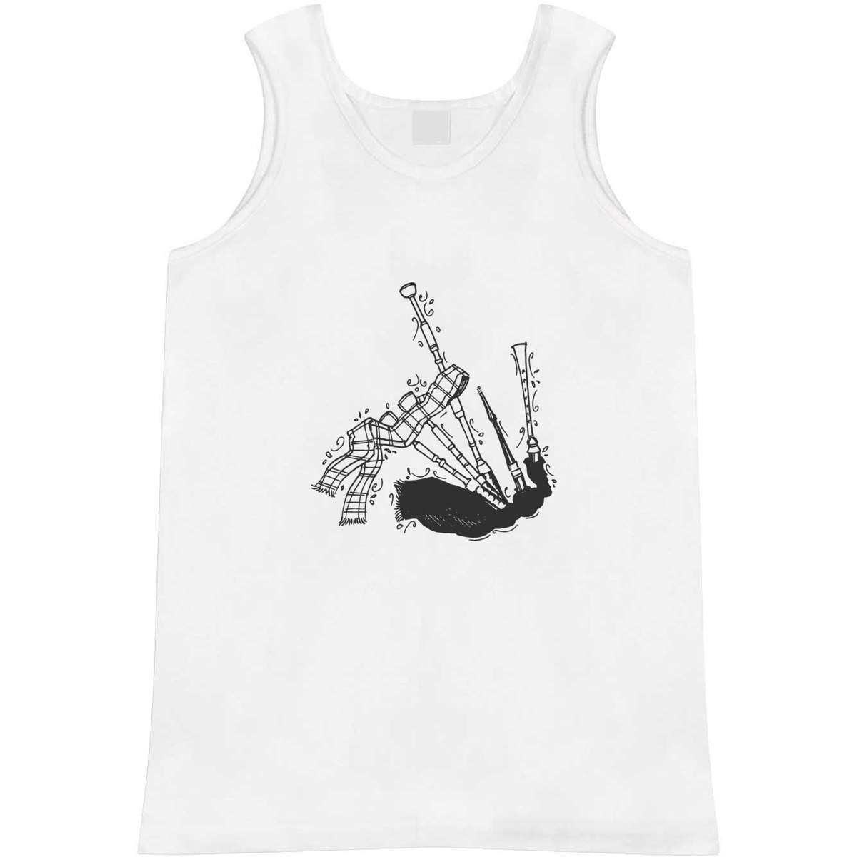 Medium 'Bagpipes' Adult Vest / Tank Top (AV00057534)