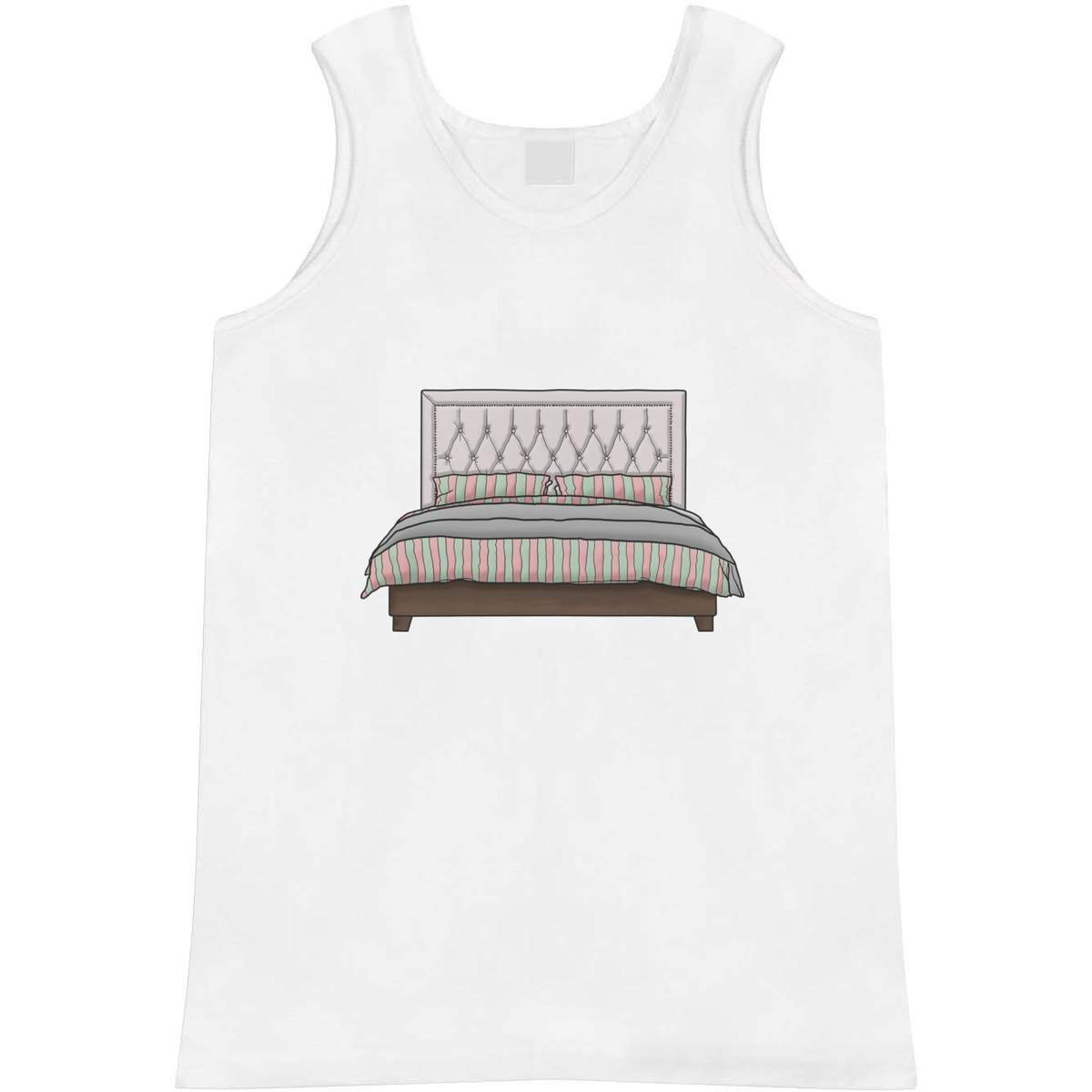 Medium 'Double Bed' Adult Vest / Tank Top (AV00062850)