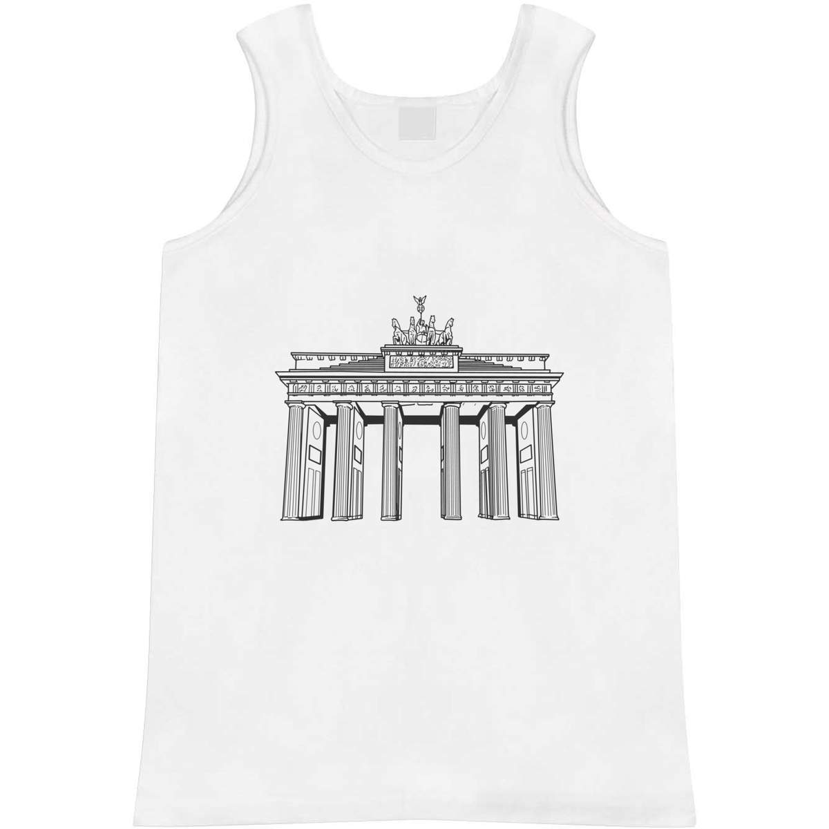 Medium 'Brandenburg Gate' Adult Vest / Tank Top (AV00063166)