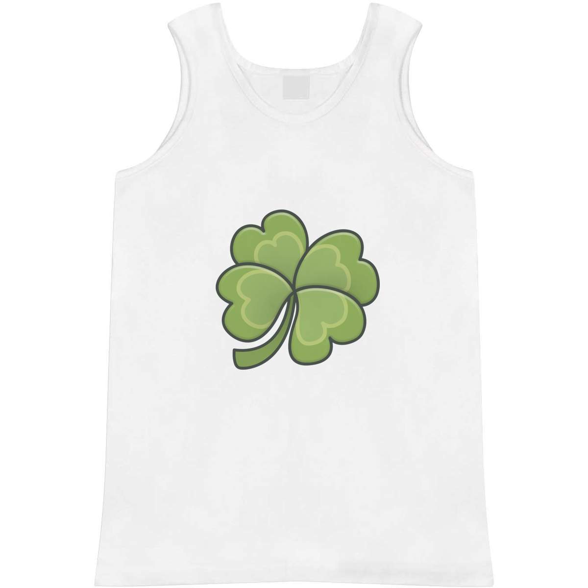 Medium 'Lucky Clover' Adult Vest / Tank Top (AV00063510)