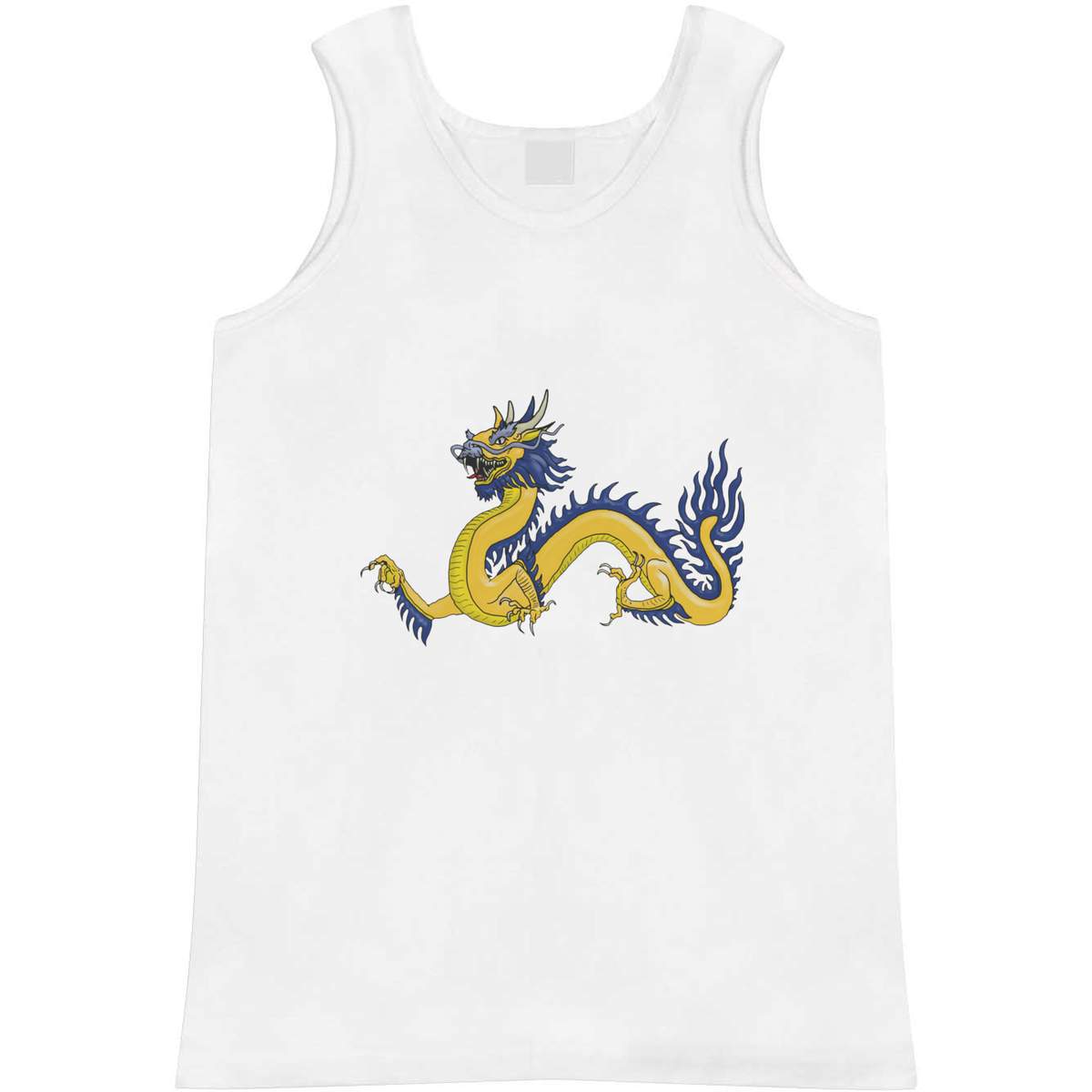 Medium 'Golden Chinese Dragon' Adult Vest / Tank Top (AV00063694)