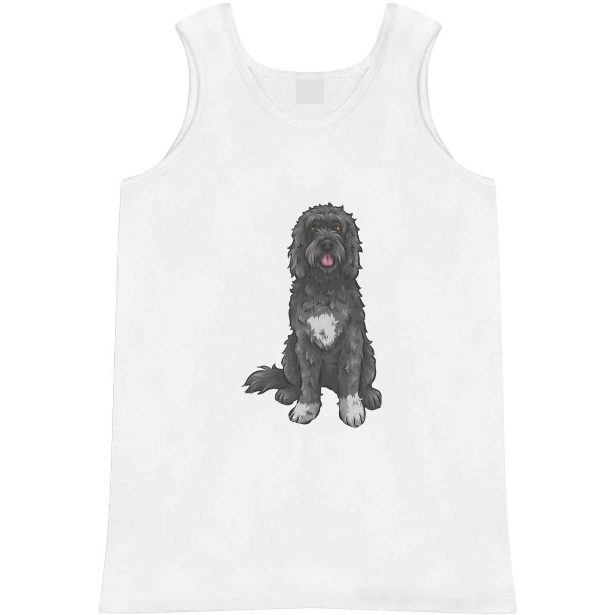 Medium 'Portugese Water Dog' Adult Vest / Tank Top (AV00070272)