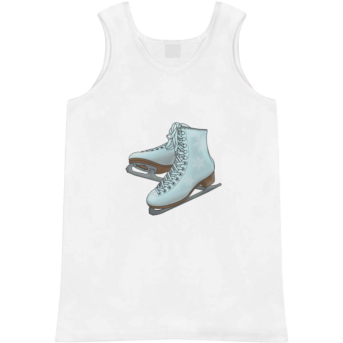 Medium 'Ice Skates' Adult Vest / Tank Top (AV00077808)