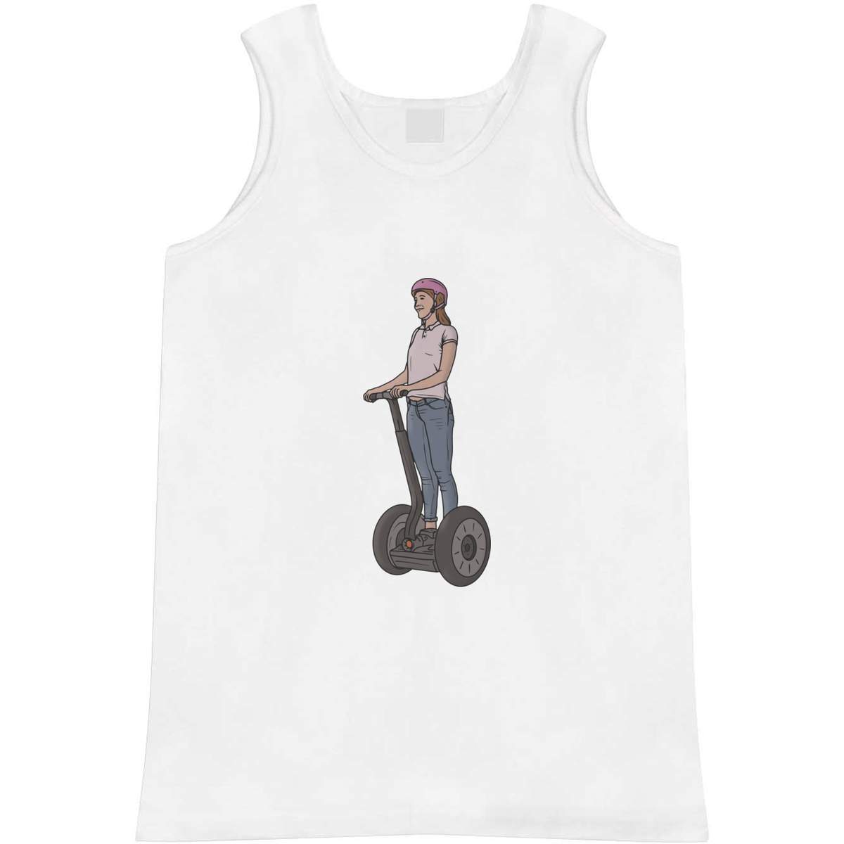 Medium 'Hoverboard Woman' Adult Vest / Tank Top (AV00079168)