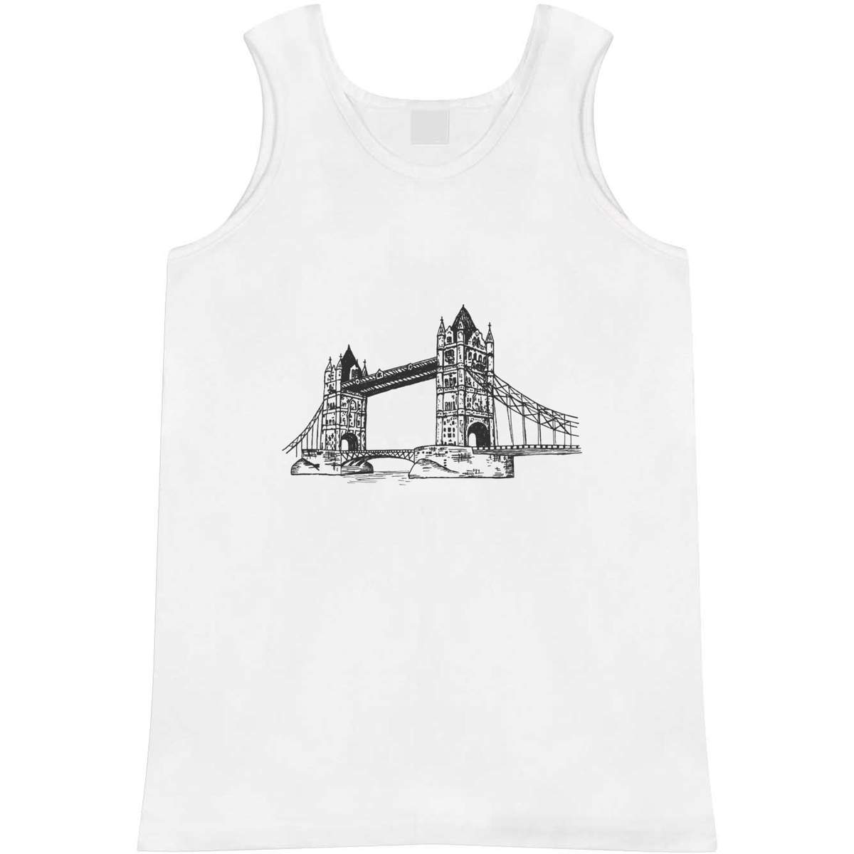 Medium 'Tower Bridge' Adult Vest / Tank Top (AV00082032)